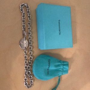 Return to Tiffany Oval Tag Necklace